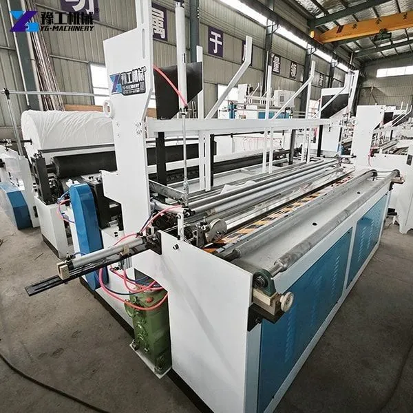 Paper Roll Rewinding Machine